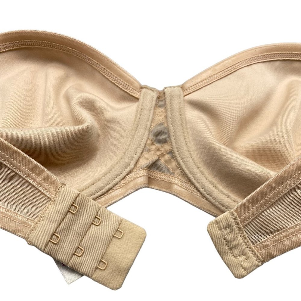 Sold 🎈 Lily of France Strapless bra 36C Style 2111117 underwire beige - Picture 9 of 9